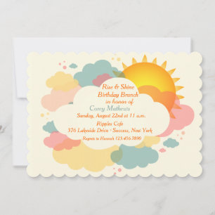 Convite de Manhã Ensolarada