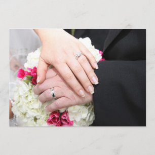 CONVITE DE MÃOS DE EXPLORAÇÃO EM BRANCO