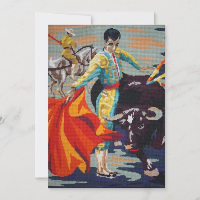 Convite de Matador do espanhol (Frente)