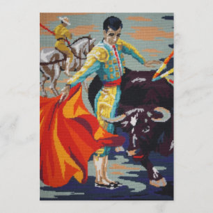 Convite de Matador do espanhol