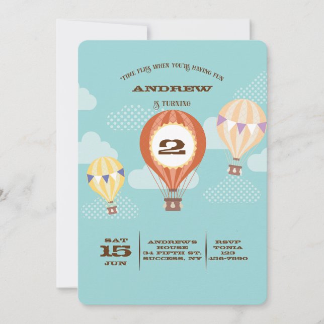 Convite de Moscas de Tempo (Frente)