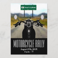 Convite De Motocicleta