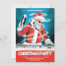 Convite de Música de DJ de Natal