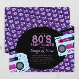 Convite de Música para Festa de Chá de Bebê de Hip