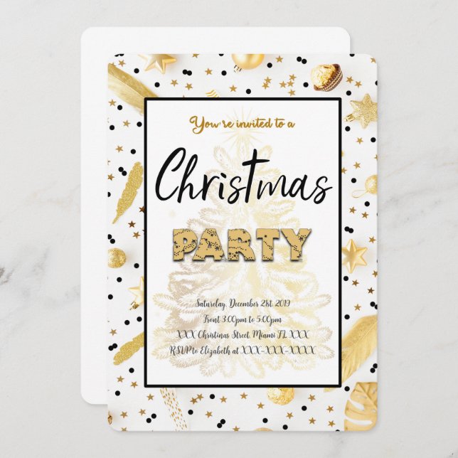 Convite de Natal (Frente/Verso)