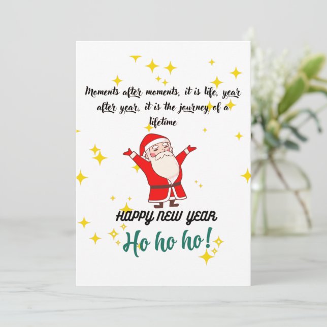 CONVITE DE NATAL (Em pé/Frente)