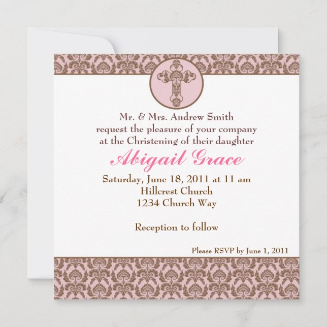 Convite de Natal/Batismo (Frente)