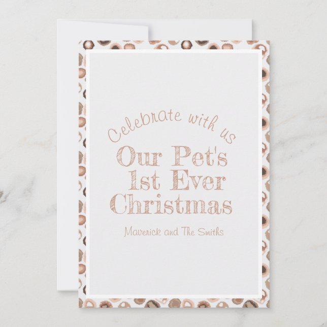 Convite de Natal Borrachudo para Cartão (Frente)