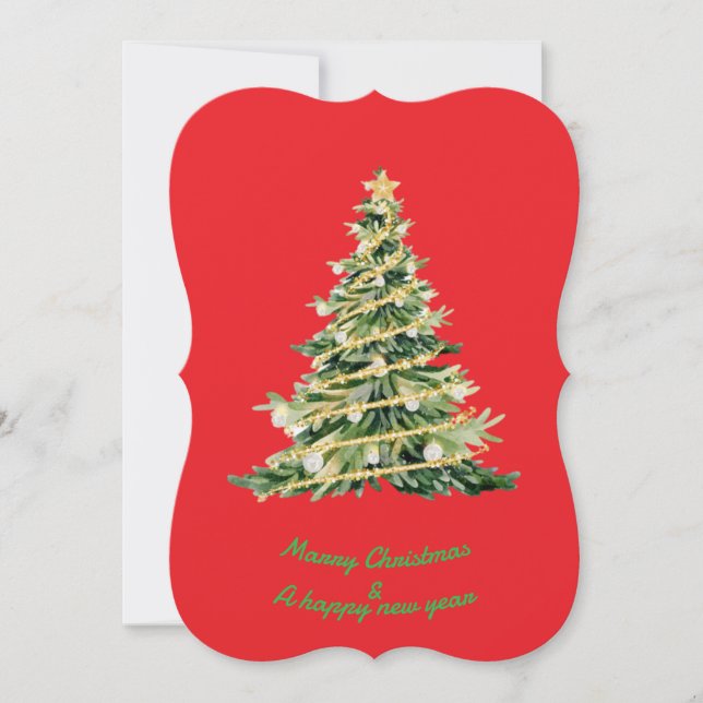 Convite de Natal/cartão de saudação (Frente)