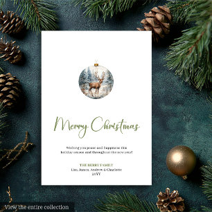 Convite de Natal cena de inverno aconchegante com