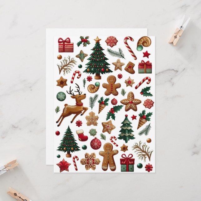 Convite de Natal Divertido (Frente/Verso In Situ)