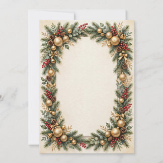 Convite de Natal Elegante