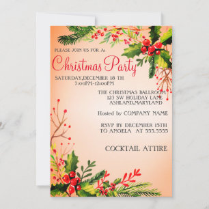 Convite de Natal moderno, doce e incrível