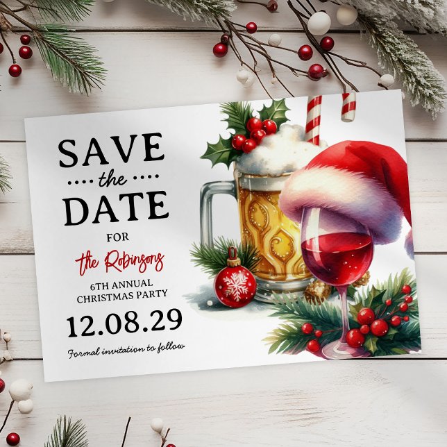 Convite de Natal para Festa de Bebidas Salve a Dat (Criador carregado)