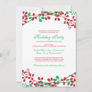 Convite de Natal para Jardim Exquisito - Novo