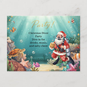 Convite de Natal para Mergulhadores