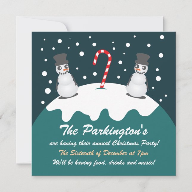 Convite de Natal para o Polo Norte (Frente)