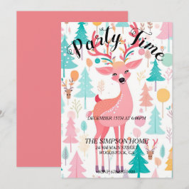 Convite de Natal para Rebelde Whimsical