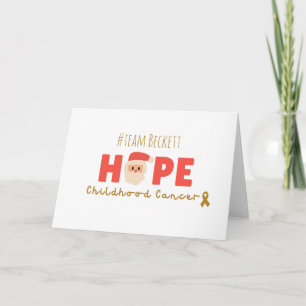 Convite de Natal Personalizado para Câncer Infanti