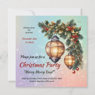 Convite de Natal personalizável