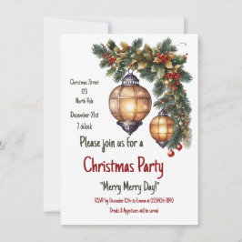 Convite de Natal personalizável