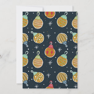 Convite de Natal Retro para Festa de Fim de Ano
