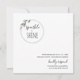 Convite de Natal Único Moderno Escandinavo