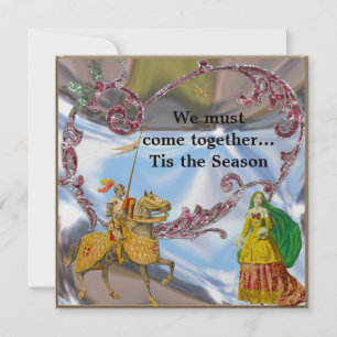 Convite de Natal Único Romântico