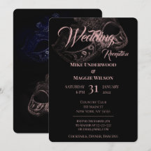 Convite de Noite de Casamento Elegante