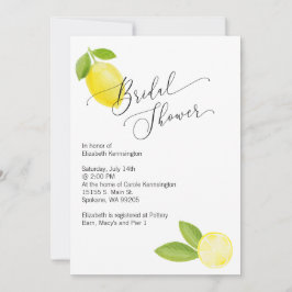 Convite de noiva/Chá de casamento com Lemon
