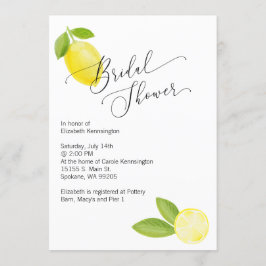 Convite de noiva/Chá de casamento com Lemon