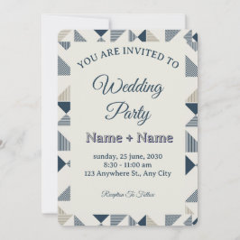 Convite de Noiva e Noivo Personalizado e Elegante