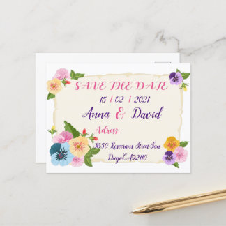 Convite de Noivado, Cartões de Save the Date