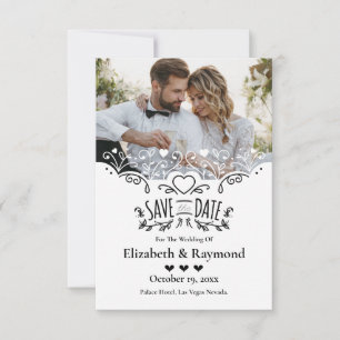 Convite de Noivado com Foto Personalizada para Sal