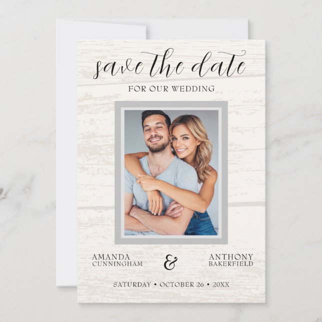 Convite de Noivado Country Western para Salvar a D (Frente)