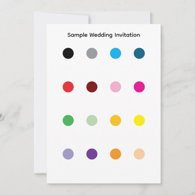 Convite de Noivado de Exemplo (Frente)