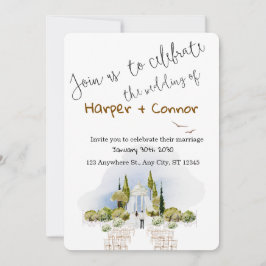Convite de Noivado Doodle Fofo Save the Date