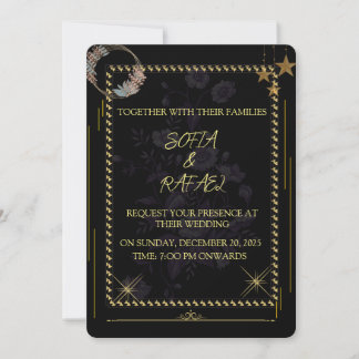 CONVITE DE NOIVADO ELEGANTE