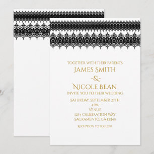 Convite de Noivado Elegante e Sofisticado Branco e