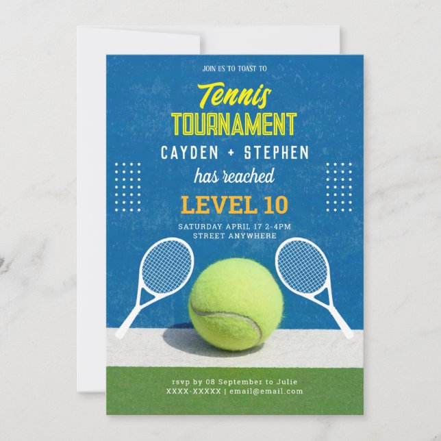 Convite de Noivado Ennis Country Club (Frente)