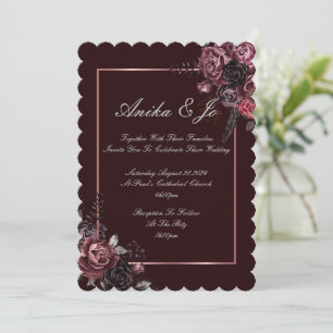 CONVITE DE NOIVADO FLORAL CORES DE OUTONO LINDO