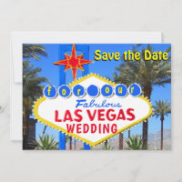 Convite de Noivado Las Vegas para Salvar a Data do