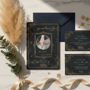 Convite de Noivado Minimalista Moderno – Elegante 