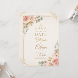 Convite de Noivado Save the Date