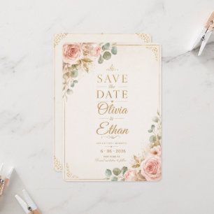 Convite de Noivado Save the Date