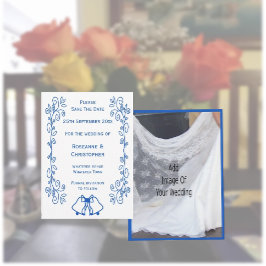 Convite de Noivado Save The Date Sininhos Safira A