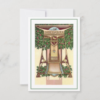 Convite de Nouveau dezembro de capricorn zodiac