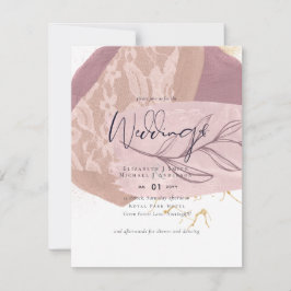 Convite de Orçamento de Baixo Custo para Casamento