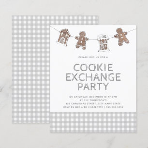 Convite de Orçamento de Troca de Cookies Gingerp