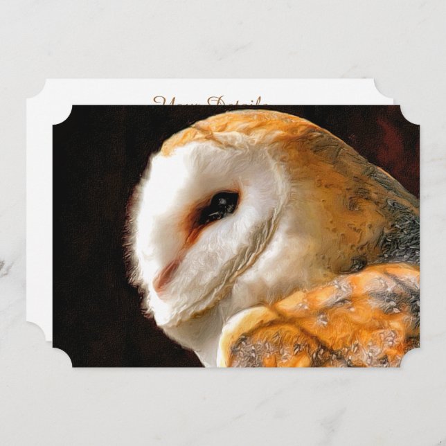 CONVITE DE OWL (Frente/Verso)